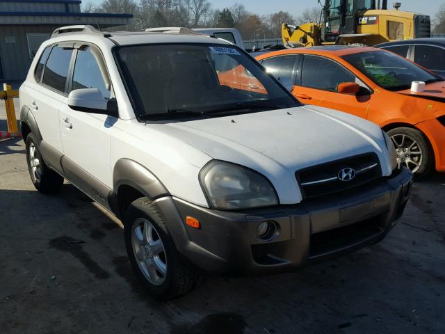 KM8JN72D35U094031 - 2005 HYUNDAI TUCSON GLS WHITE photo 1