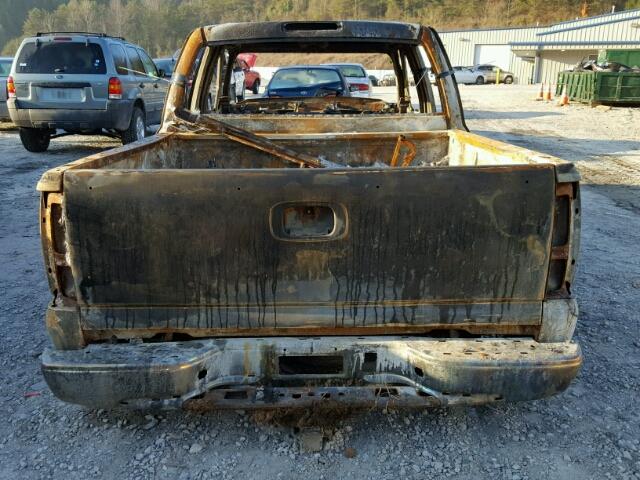 2GCEK13T761246486 - 2006 CHEVROLET SILVERADO BURN photo 10