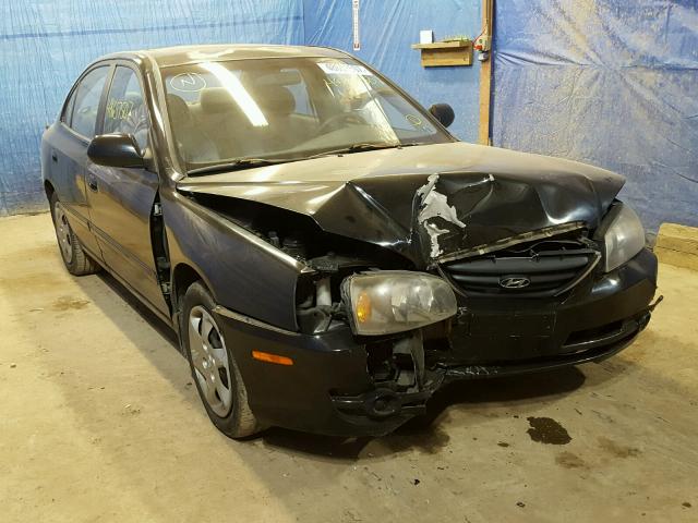 KMHDN46D85U077733 - 2005 HYUNDAI ELANTRA GL BLACK photo 1