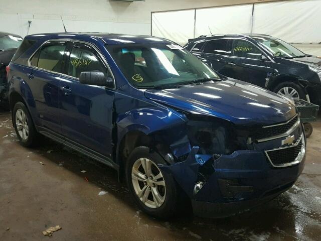 2CNALBEW9A6212940 - 2010 CHEVROLET EQUINOX LS BLUE photo 1