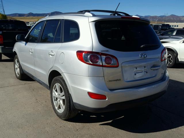 5XYZHDAG8CG096915 - 2012 HYUNDAI SANTA FE S SILVER photo 3