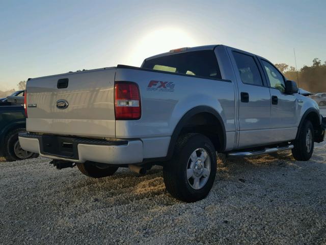 1FTPW14534KA85337 - 2004 FORD F150 SUPER SILVER photo 4