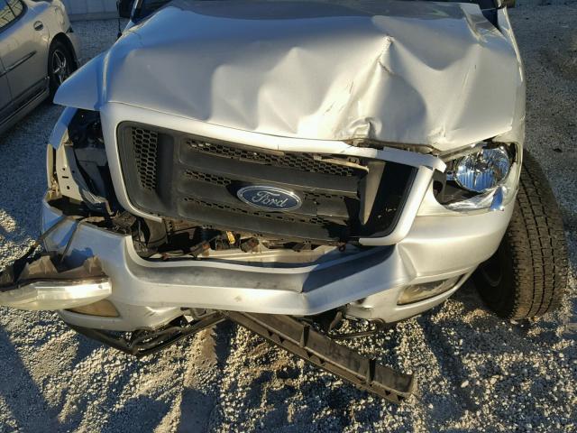 1FTPW14534KA85337 - 2004 FORD F150 SUPER SILVER photo 7