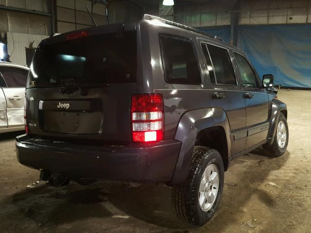 1J4PN2GK7AW158962 - 2010 JEEP LIBERTY SP GRAY photo 4