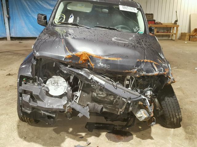 1J4PN2GK7AW158962 - 2010 JEEP LIBERTY SP GRAY photo 9
