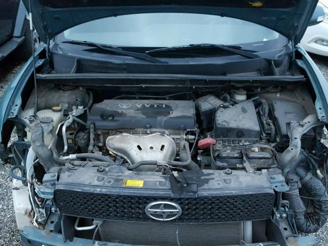 JTLKE50E181036650 - 2008 TOYOTA SCION XB Azul foto 7
