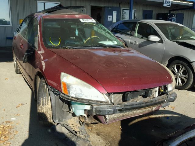 JHMCM56613C002660 - 2003 HONDA ACCORD EX RED photo 1