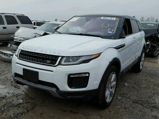 SALVP2BG1HH222544 - 2017 LAND ROVER RANGE ROVE WHITE photo 2