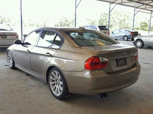 WBAVB17556NK32139 - 2006 BMW 325 I AUTO GOLD photo 3