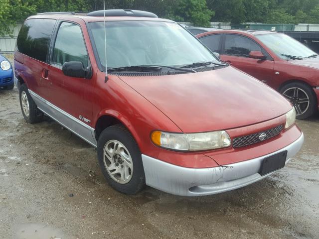 4N2ZN1119WD815687 - 1998 NISSAN QUEST XE RED photo 1