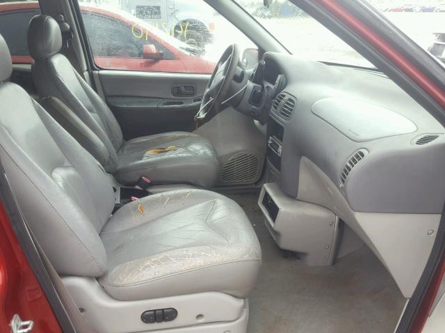 4N2ZN1119WD815687 - 1998 NISSAN QUEST XE RED photo 5