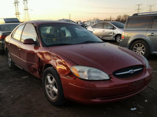 1FAFP55U12G169801 - 2002 FORD TAURUS SES MAROON photo 1