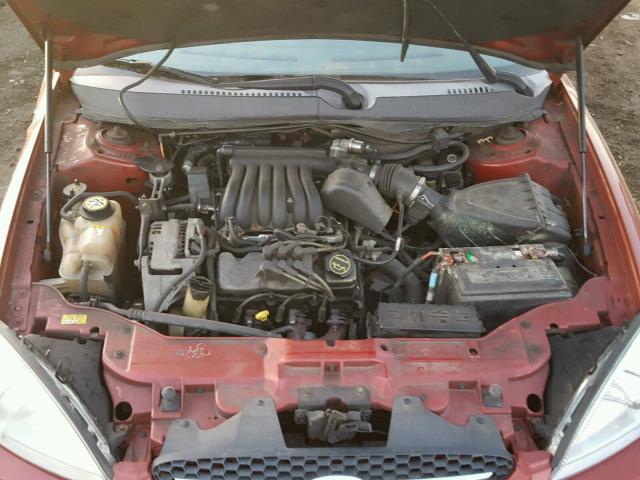 1FAFP55U12G169801 - 2002 FORD TAURUS SES MAROON photo 7