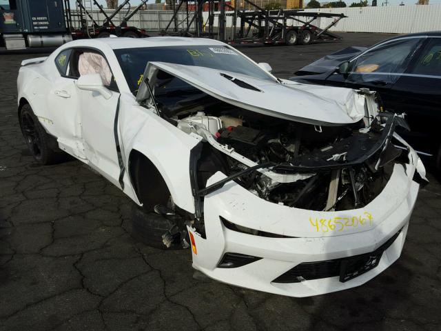 1G1FE1R72H0113454 - 2017 CHEVROLET CAMARO SS WHITE photo 1