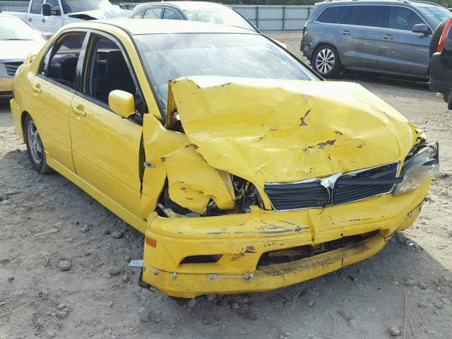 JA3AJ86E23U121692 - 2003 MITSUBISHI LANCER OZ YELLOW photo 1