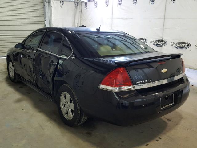 2G1WT57K291225245 - 2009 CHEVROLET IMPALA 1LT BLACK photo 3