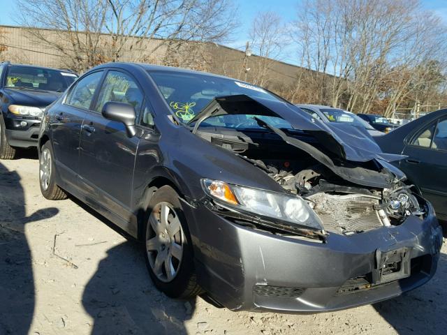 2HGFA1F58AH324960 - 2010 HONDA CIVIC LX GRAY photo 1