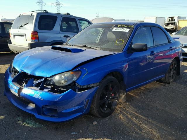 JF1GD79686G518978 - 2006 SUBARU IMPREZA WR BLUE photo 2