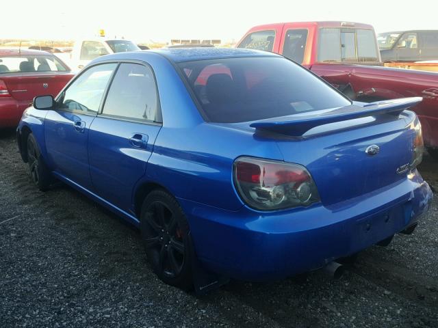 JF1GD79686G518978 - 2006 SUBARU IMPREZA WR BLUE photo 3