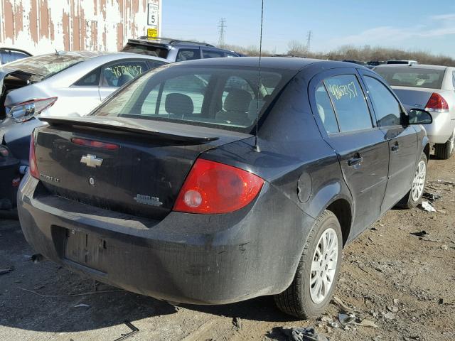 1G1AD5F53A7214670 - 2010 CHEVROLET COBALT 1LT BLACK photo 4