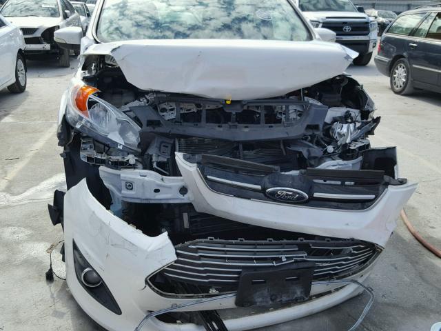 1FADP5BU5DL501339 - 2013 FORD C-MAX SEL WHITE photo 9