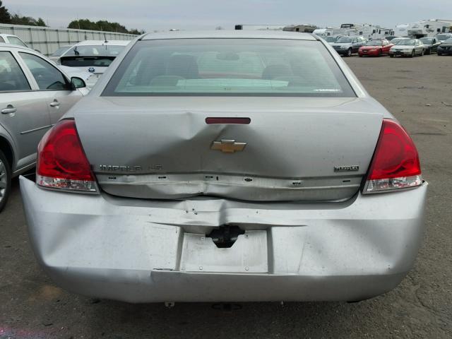 2G1WB58K779278118 - 2007 CHEVROLET IMPALA LS SILVER photo 9