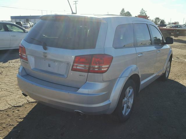 3D4GG57V59T142579 - 2009 DODGE JOURNEY SX SILVER photo 4