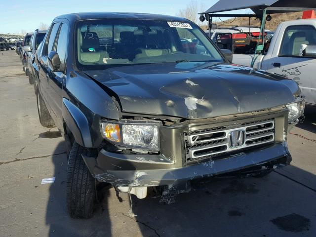 2HJYK16496H535728 - 2006 HONDA RIDGELINE GRAY photo 1