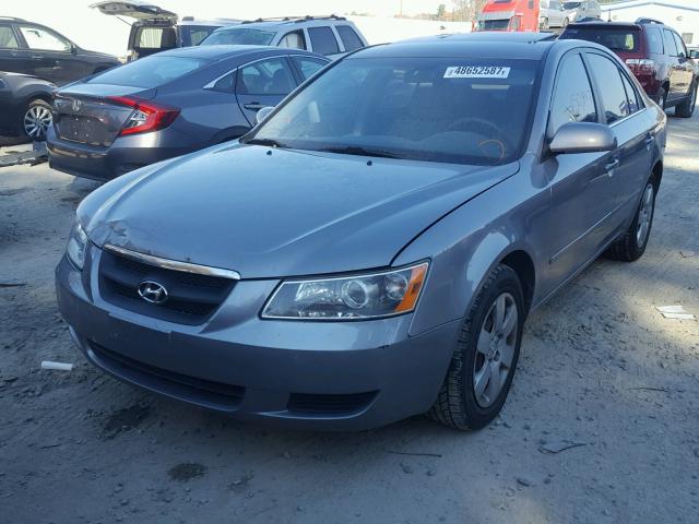 5NPET46C98H333169 - 2008 HYUNDAI SONATA GLS GRAY photo 2