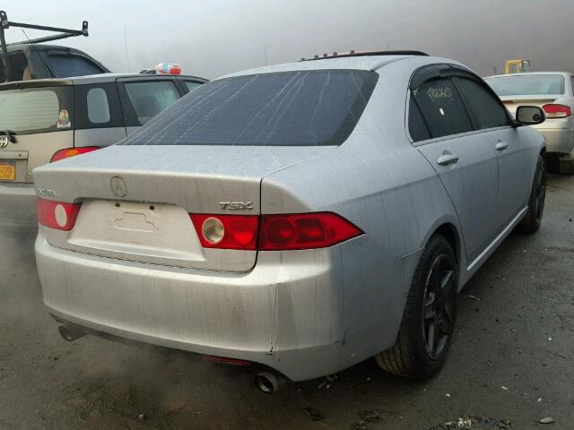 JH4CL96954C044089 - 2004 ACURA TSX SILVER photo 4