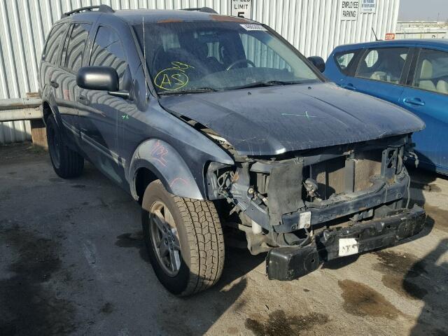 1D8HB48NX7F535902 - 2007 DODGE DURANGO SL BLACK photo 1