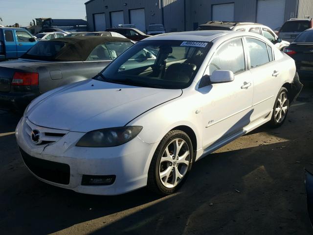 JM1BK323671735677 - 2007 MAZDA 3 S WHITE photo 2