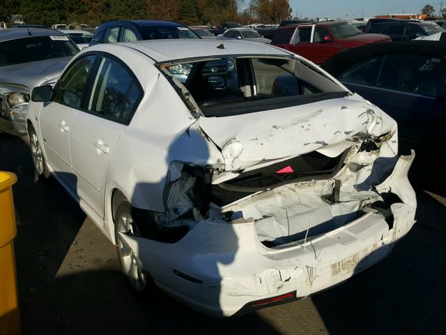 JM1BK323671735677 - 2007 MAZDA 3 S WHITE photo 3