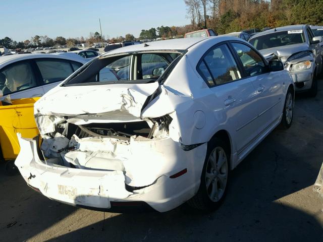 JM1BK323671735677 - 2007 MAZDA 3 S WHITE photo 4