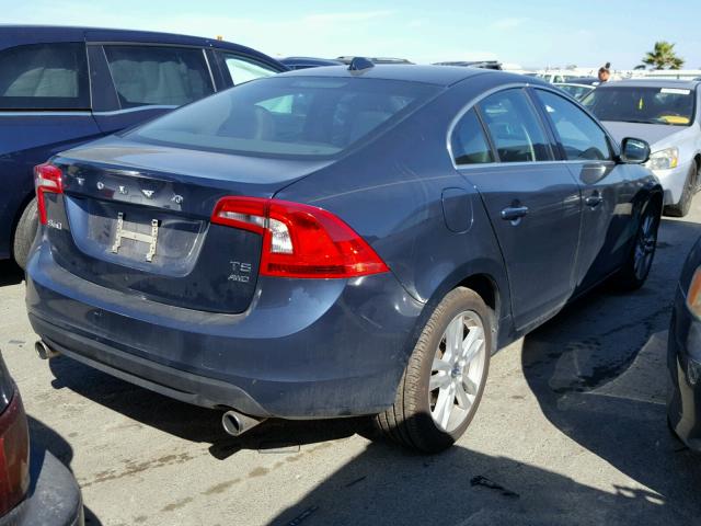 YV1612FH7D2175009 - 2013 VOLVO S60 T5 BLUE photo 4