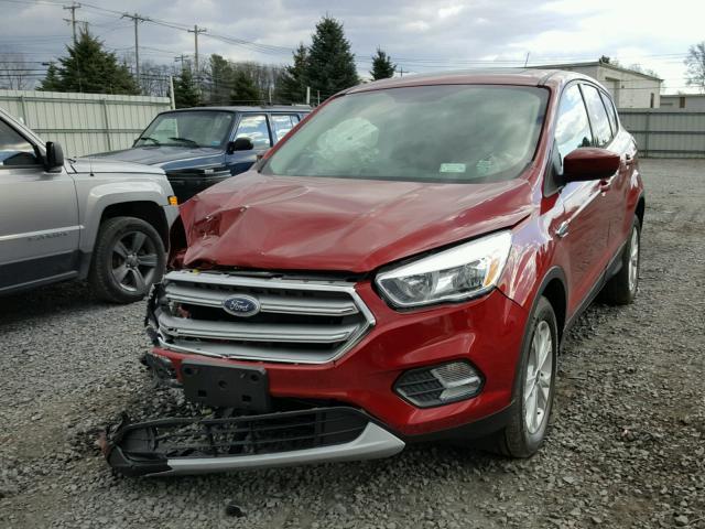 1FMCU9GD7HUD71283 - 2017 FORD ESCAPE SE BURGUNDY photo 2