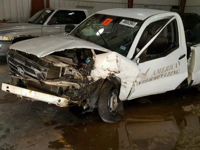 5TENX22N78Z557229 - 2008 TOYOTA TACOMA WHITE photo 9