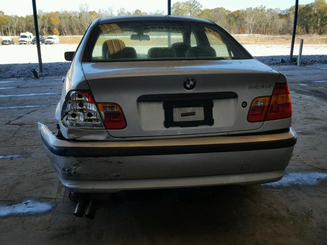 WBAET37493NJ31620 - 2003 BMW 325 I SILVER photo 9