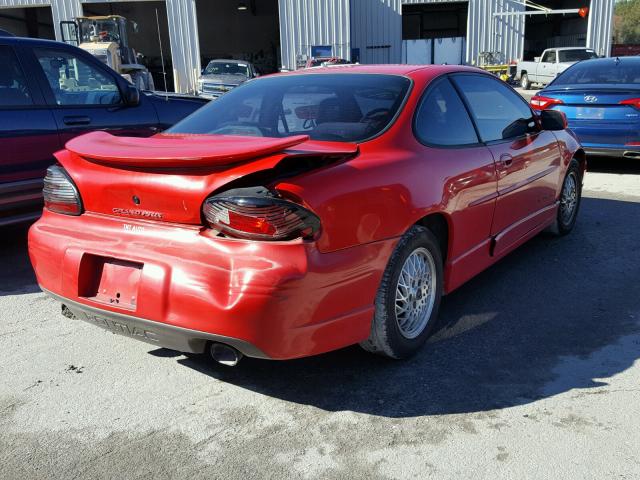 1G2WP12K0YF168731 - 2000 PONTIAC GRAND PRIX RED photo 4