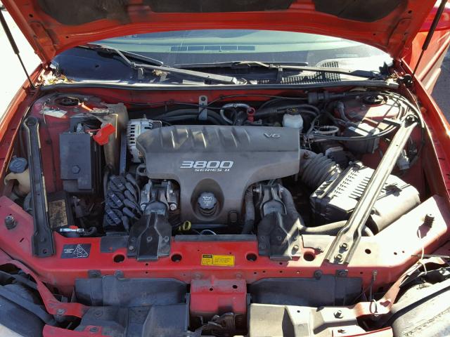 1G2WP12K0YF168731 - 2000 PONTIAC GRAND PRIX RED photo 7