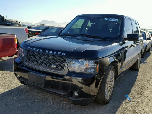 SALMF1D40BA329788 - 2011 LAND ROVER RANGE ROVE BLACK photo 2