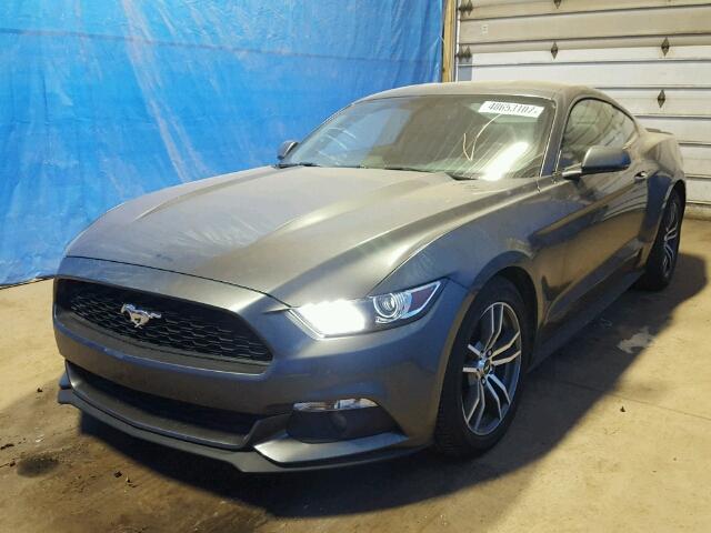 1FA6P8TH3H5310413 - 2017 FORD MUSTANG GRAY photo 2