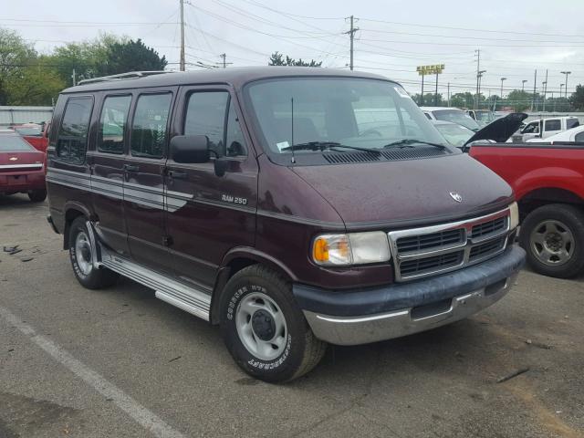 2B6HB21X9RK561141 - 1994 DODGE RAM VAN B2 MAROON photo 1