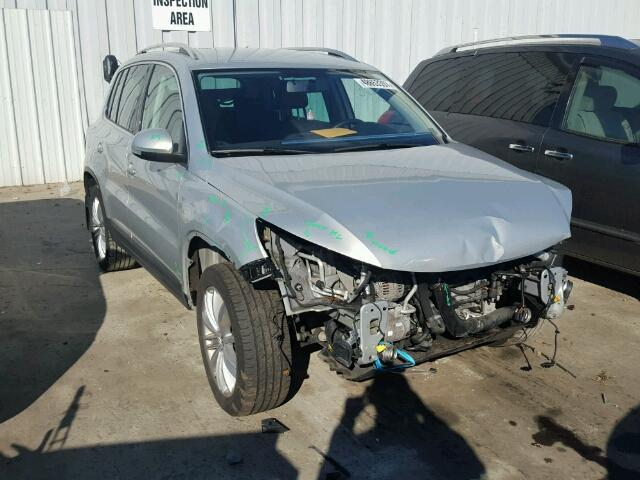 WVGBV3AX5EW556635 - 2014 VOLKSWAGEN TIGUAN S SILVER photo 1