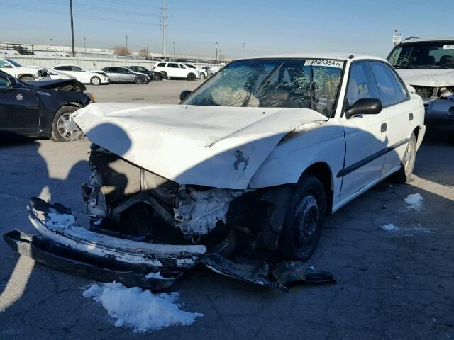 4S3BD4350T7209018 - 1996 SUBARU LEGACY L WHITE photo 2