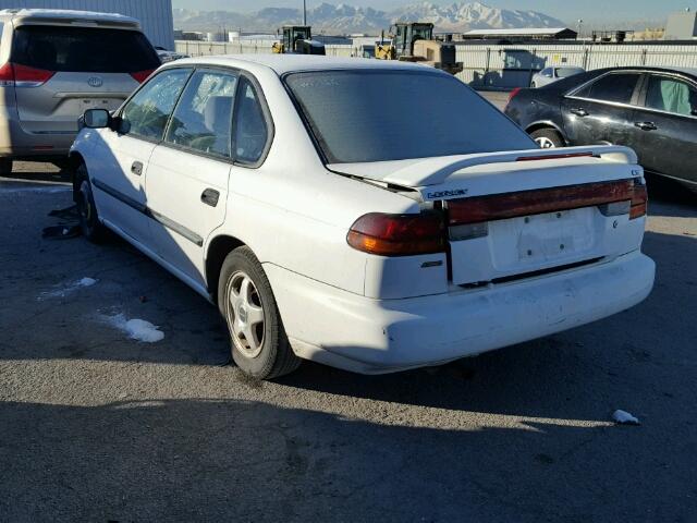 4S3BD4350T7209018 - 1996 SUBARU LEGACY L WHITE photo 3