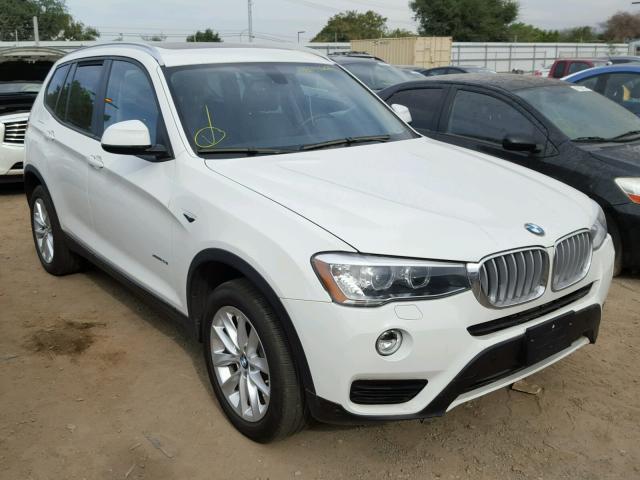 5UXWX9C55F0D52227 - 2015 BMW X3 XDRIVE2 WHITE photo 1