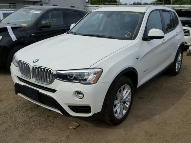 5UXWX9C55F0D52227 - 2015 BMW X3 XDRIVE2 WHITE photo 2