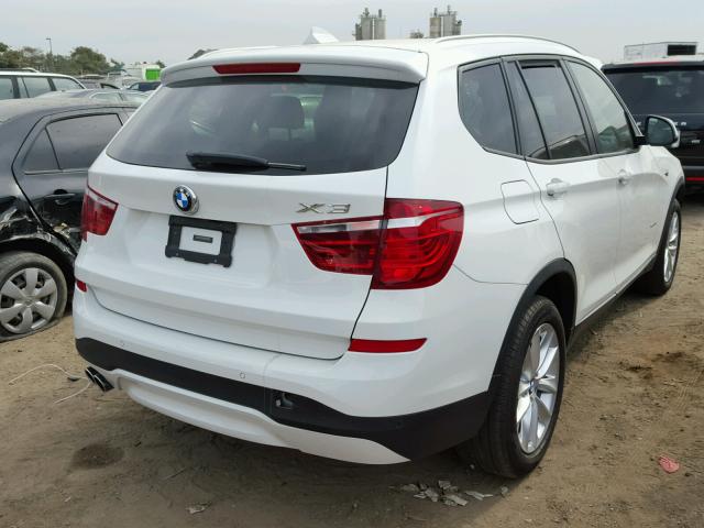 5UXWX9C55F0D52227 - 2015 BMW X3 XDRIVE2 WHITE photo 4