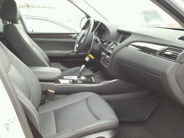 5UXWX9C55F0D52227 - 2015 BMW X3 XDRIVE2 WHITE photo 5